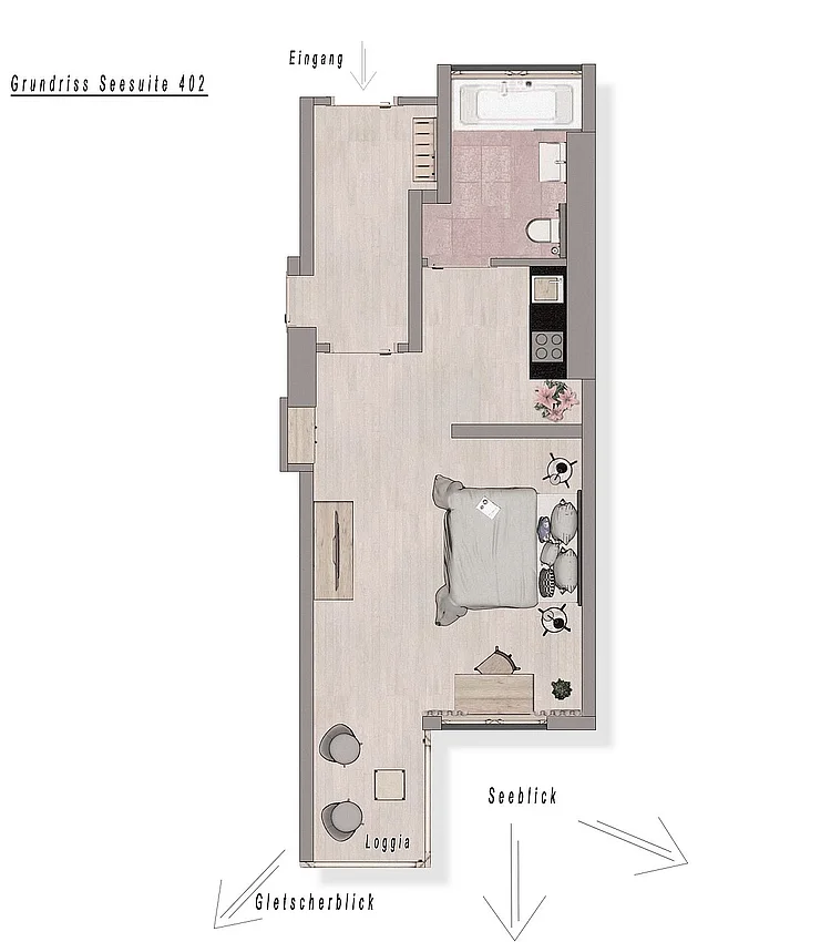 Seeresidenz Studio Suite Nr. 402