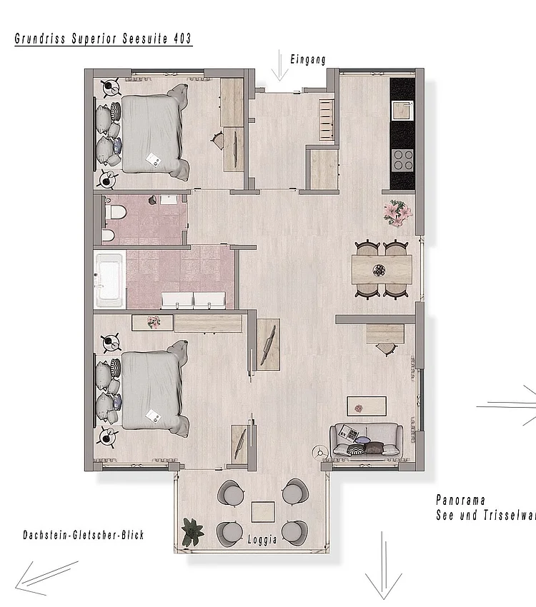 Seeresidenz Superior Suite Nr. 403